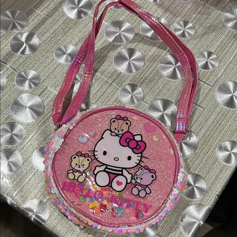 Hello Kitty Sparkling‎ Pink Kids Shoulder Bag - Picture 2 of 4